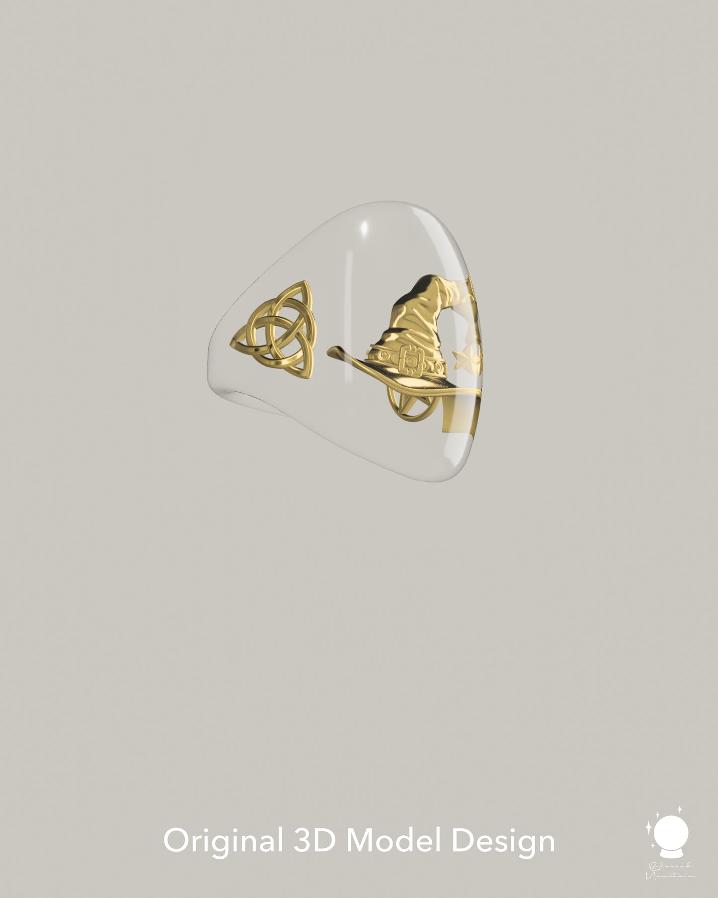 Baroque Witch Hat Ring