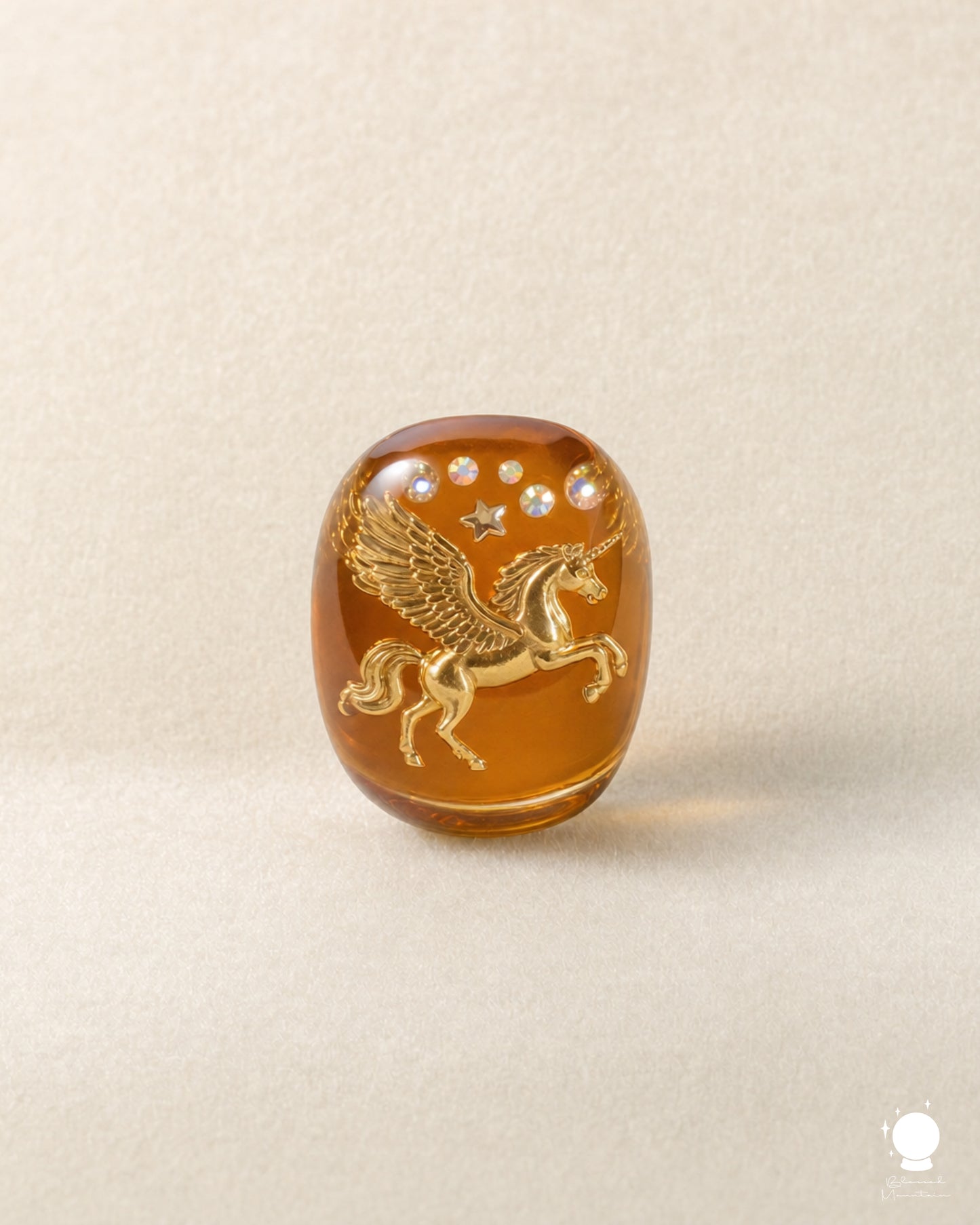 Baroque Pegasus Laurel Ring
