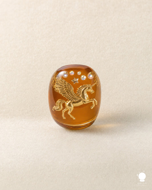 Baroque Pegasus Laurel Ring